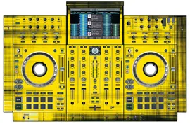 Denon DJ PRIME 4 Skin Blacknyellow