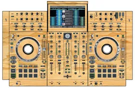 Denon DJ PRIME 4 Skin Woody
