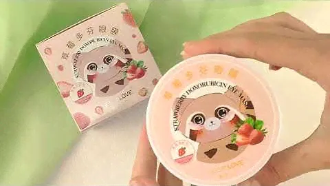 Гидрогелевые патчи с экстрактом клубники SERSAN LOVE Strawberry Doxorubicin Eye Mask
