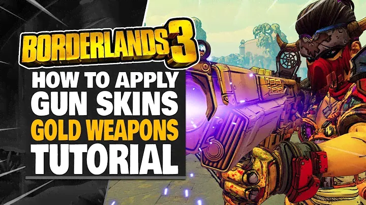 Borderlands 3 - How to Apply WEAPON SKINS/COSTUMES! GOLD WEAPONS (TUTORIAL)