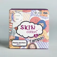 SKIN COTTON Женские одноразовые тампоны Regular, 2 капли, 8 шт 8.0, Женские одноразовые тампоны Regular, 2 капли, 8 шт