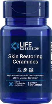Skin Restoring Ceramides, 30 Liquid Vegetarian Capsules - Life Extension-0