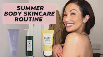 Get Glowing Skin With This Summer Body Skincare Routine | #SKINCARE